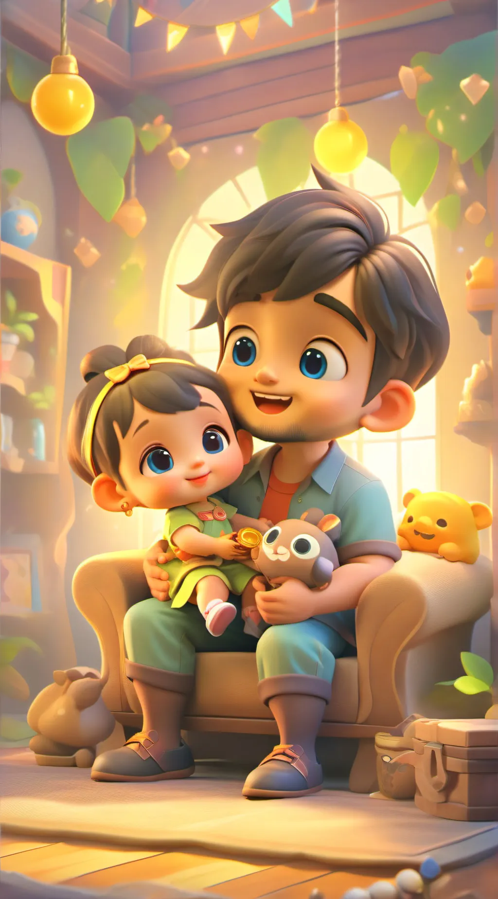 ai character: Jake and kids background