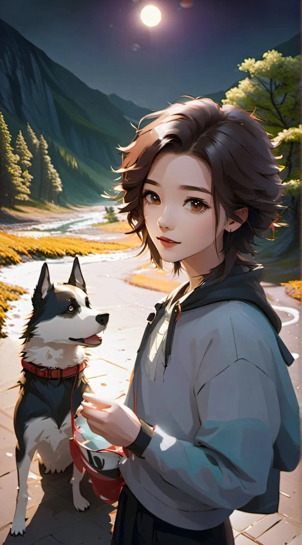 ai character: Pam background