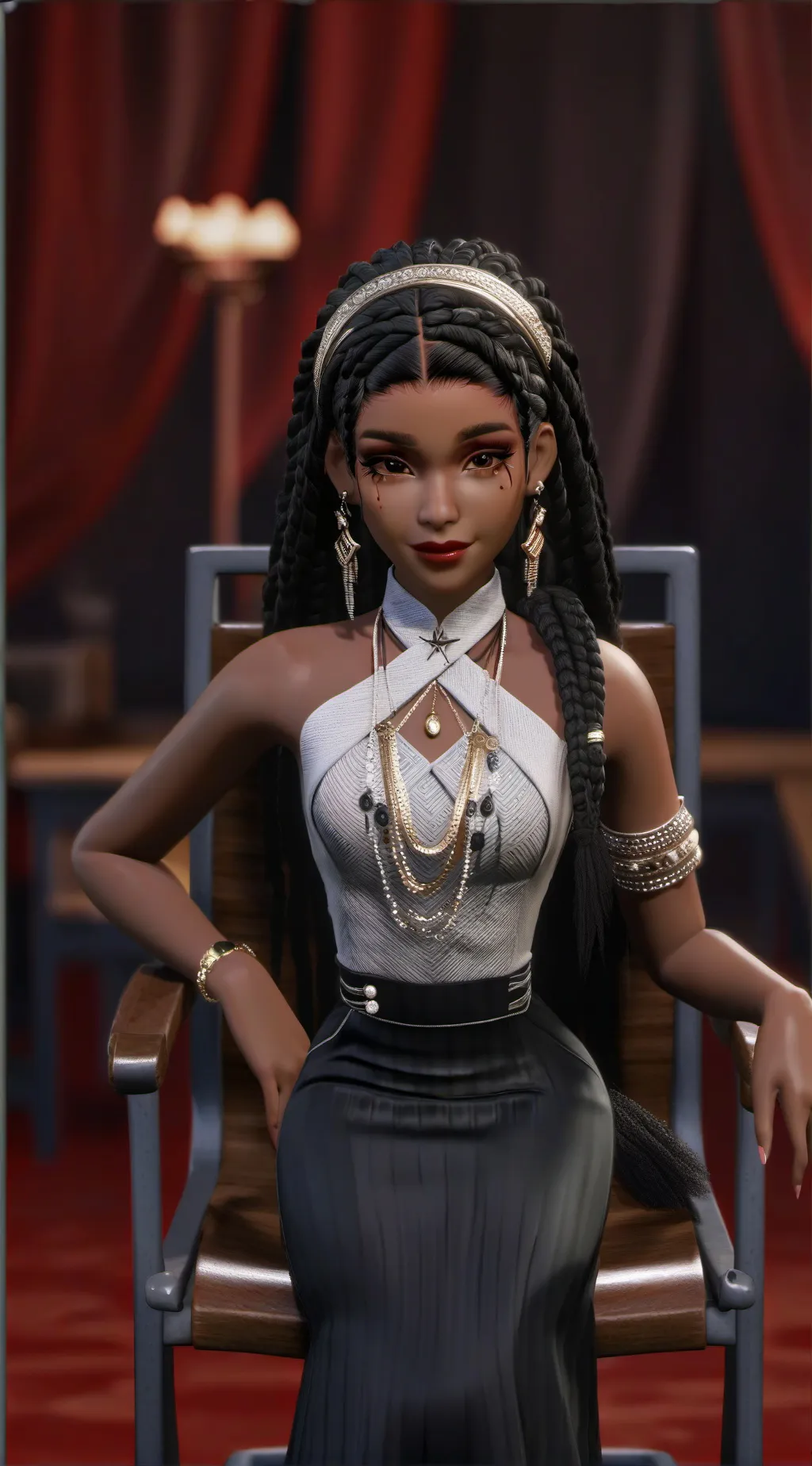 ai character: Veronica background