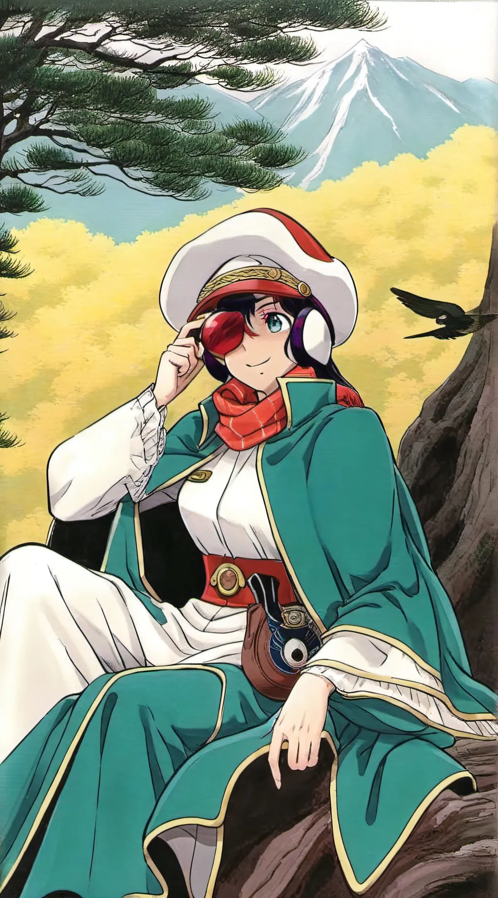 ai character: TFP vacation  background