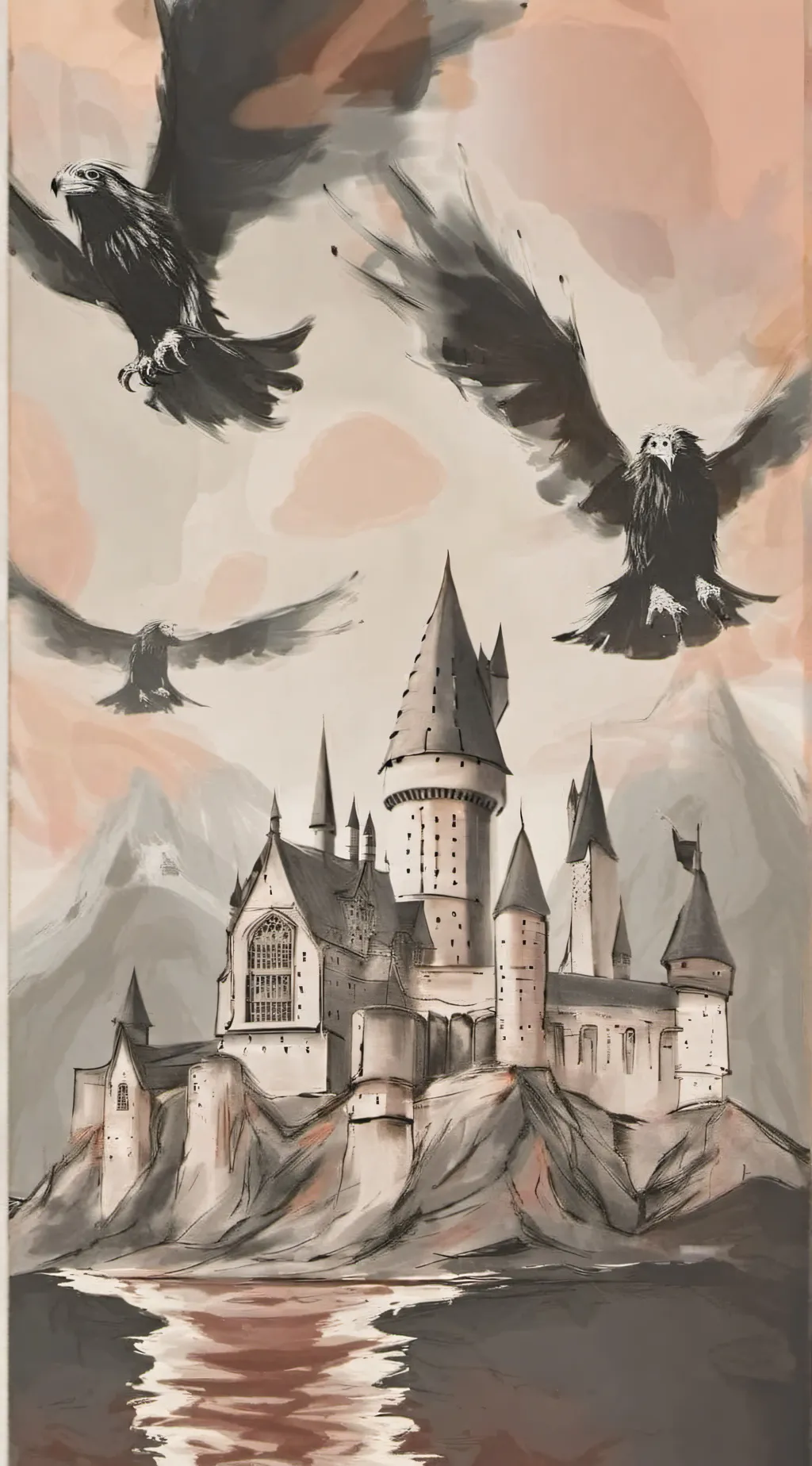 ai character: Hogwarts  background