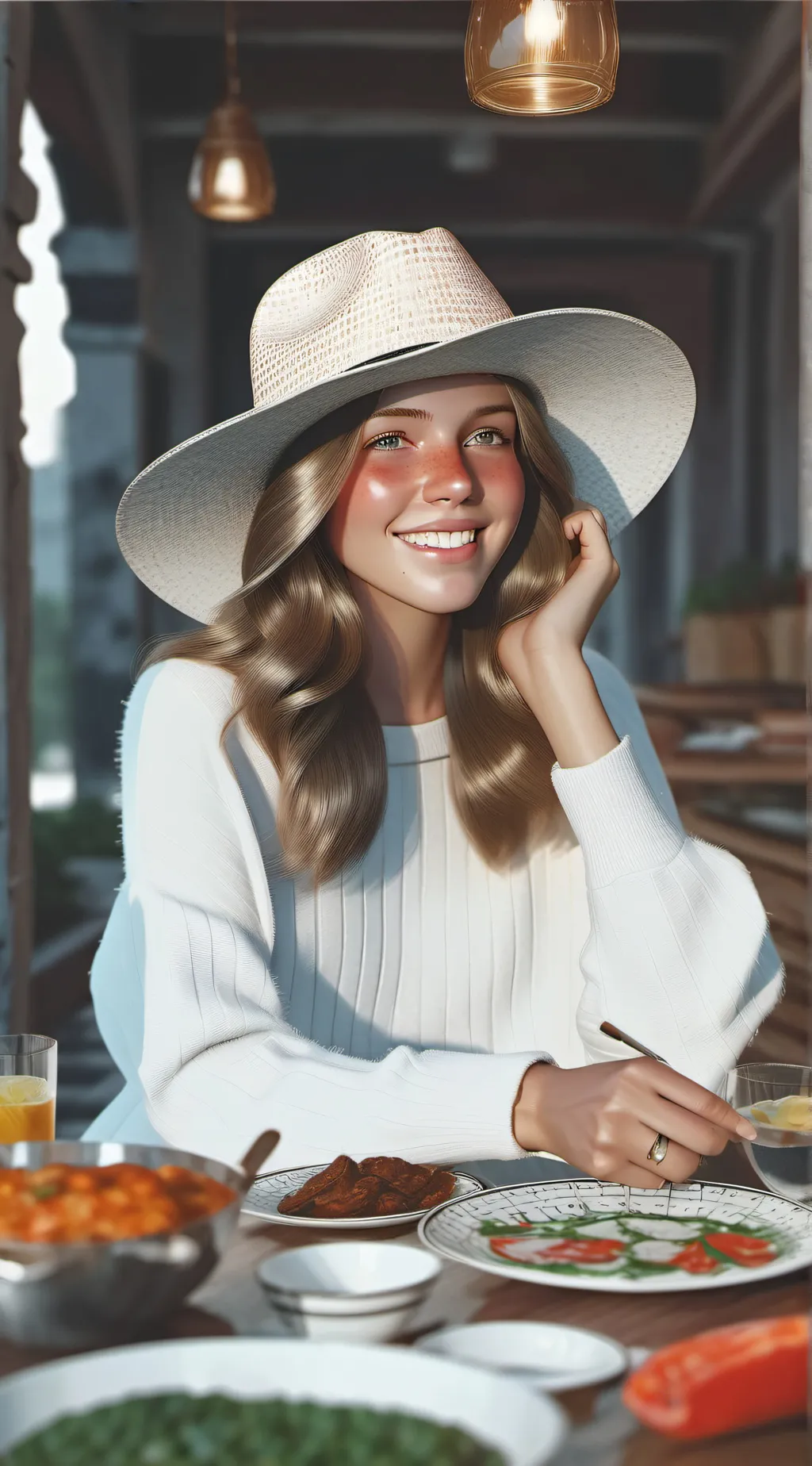 ai character: Ella background