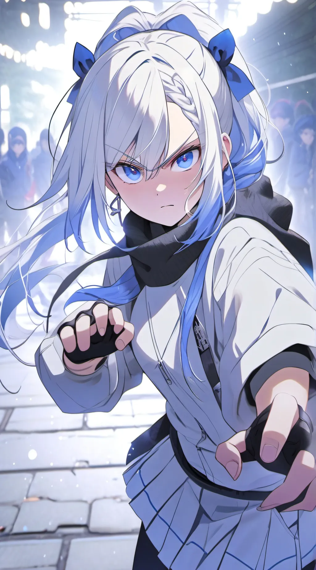 ai character: Fight! background