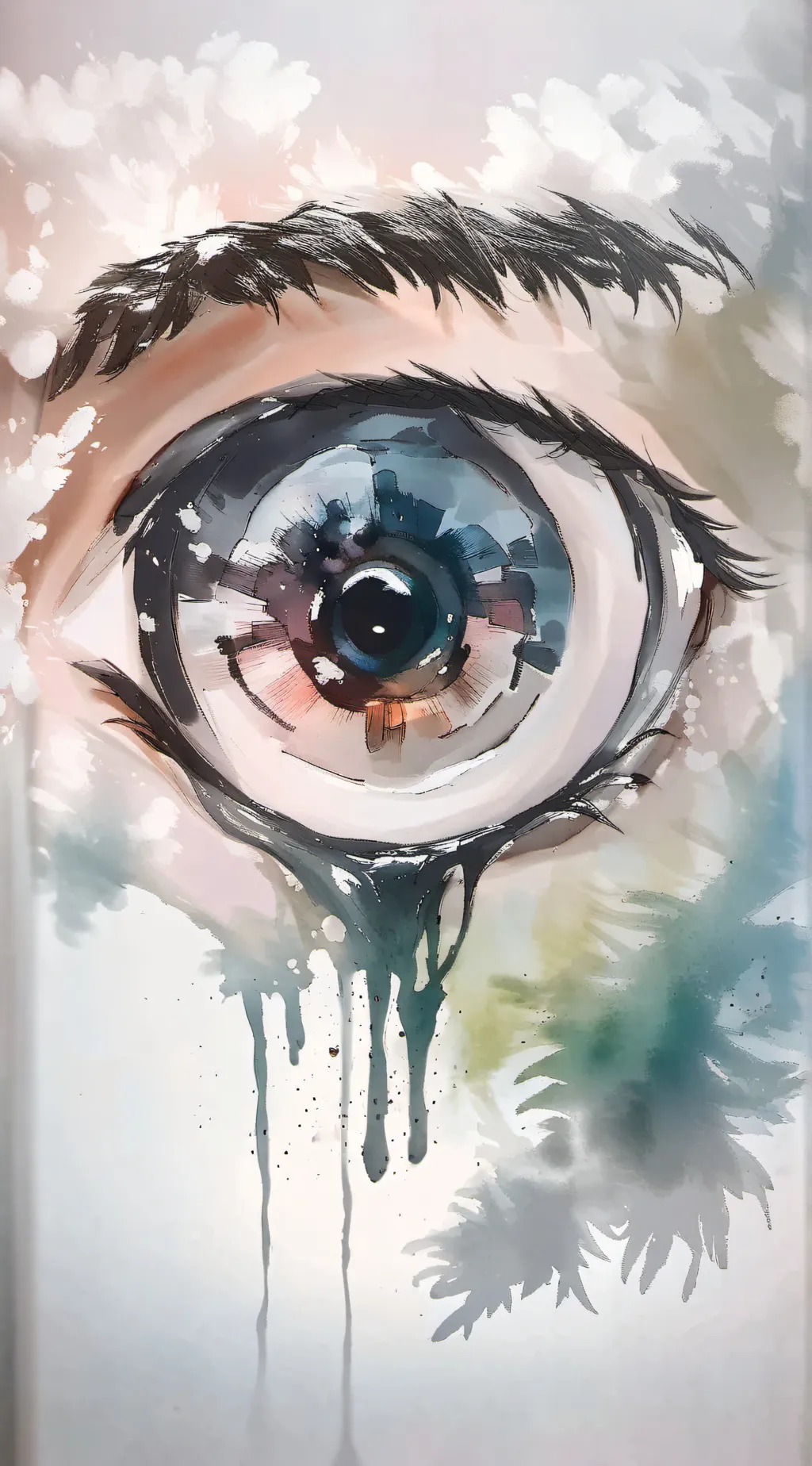 ai character: Eye colors background