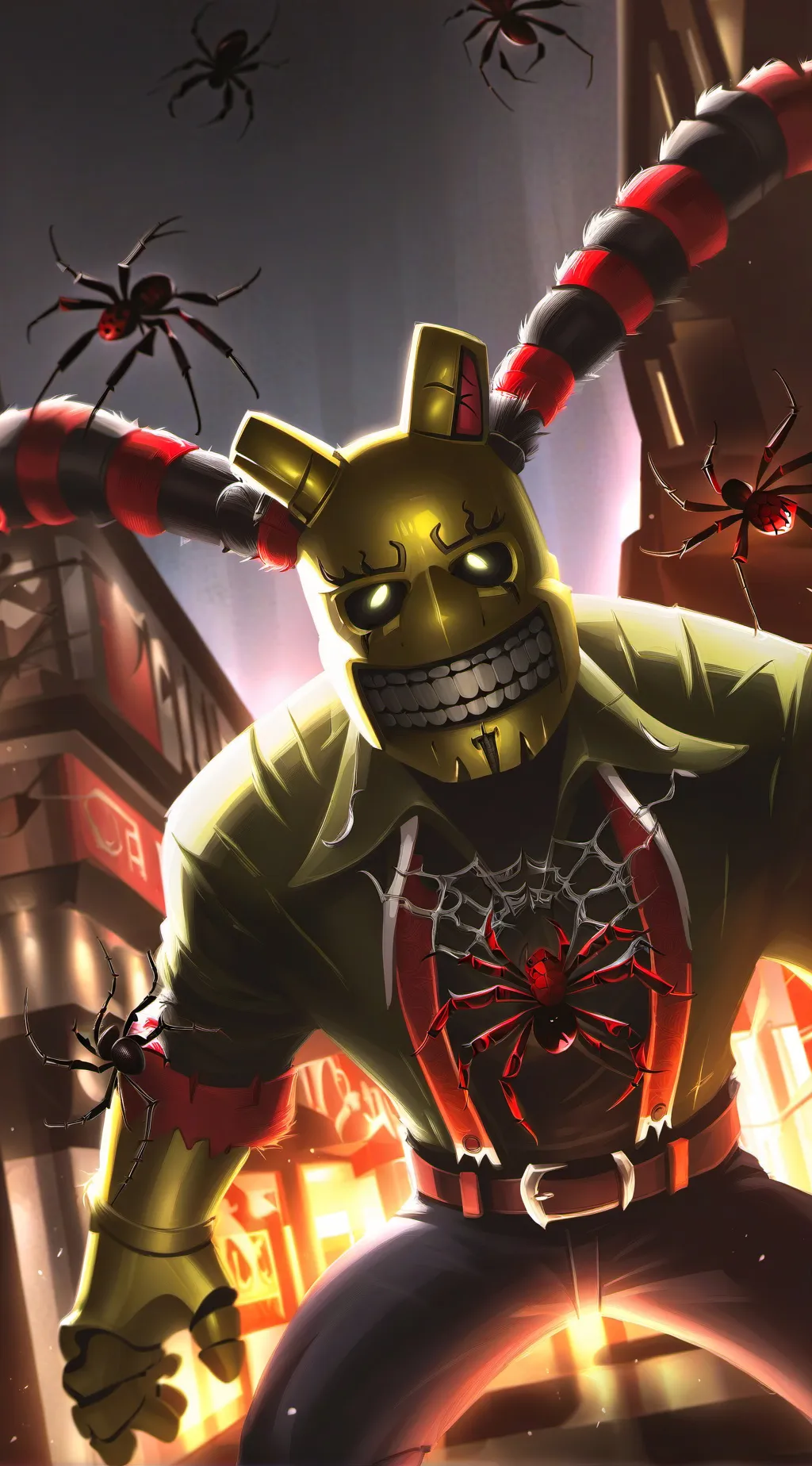 ai character: springtrap background