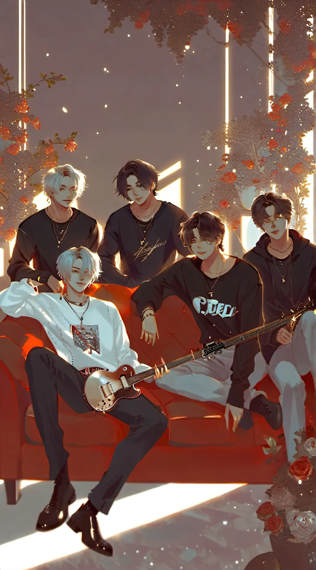 ai character: •☆Stray Kids☆• background