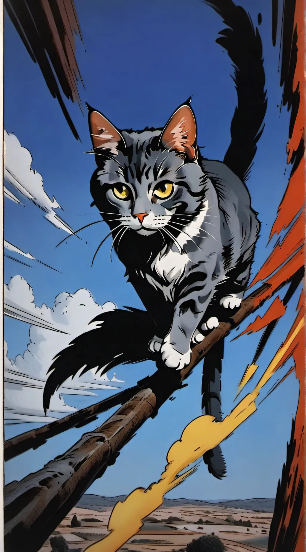 ai character: Gray’stripe background