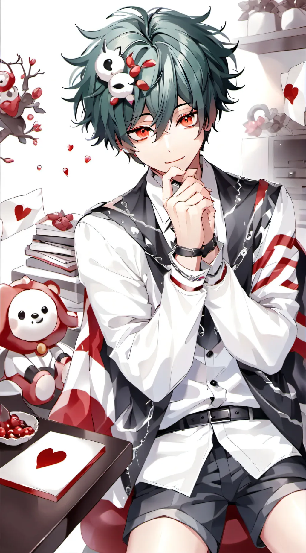 ai character: bakugo background