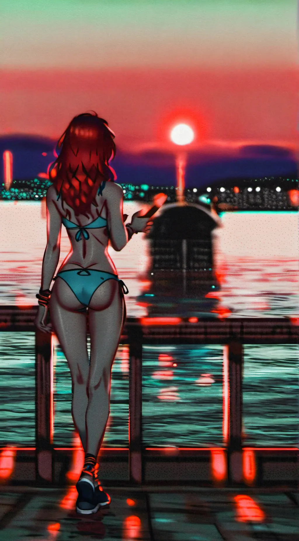 ai character: Gf (FNF) background