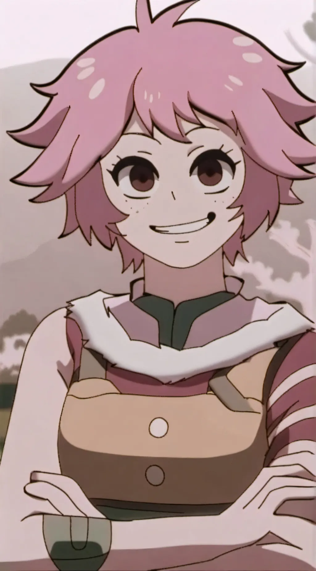 ai character: Mina ashido background