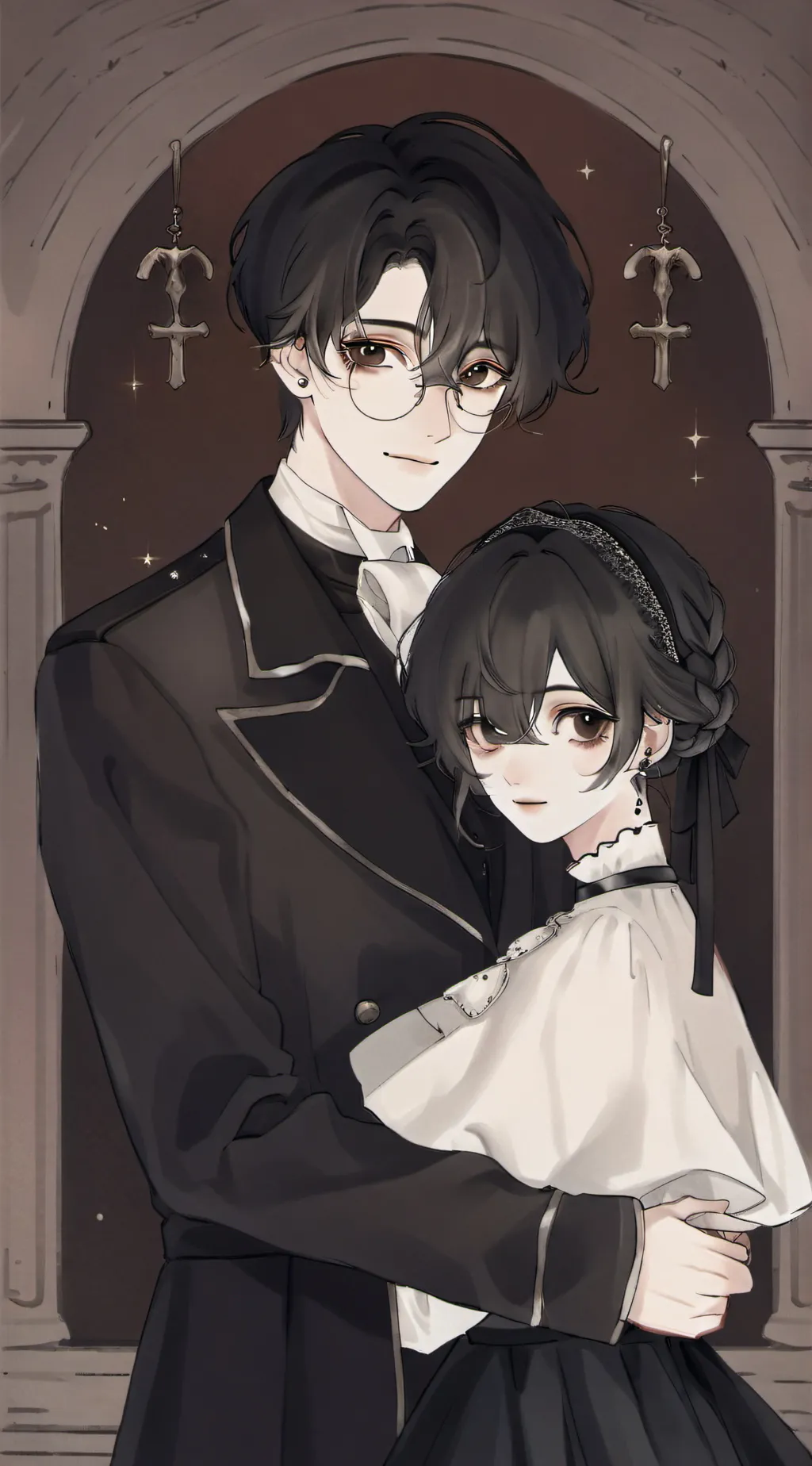 ai character: Jase and lily  background