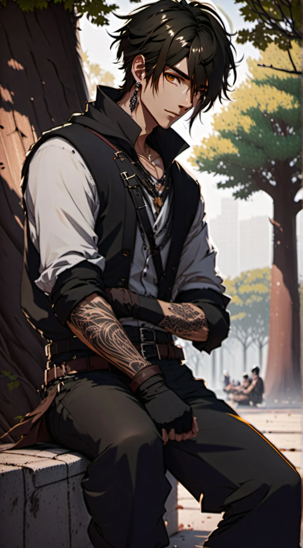 ai character: Austin background