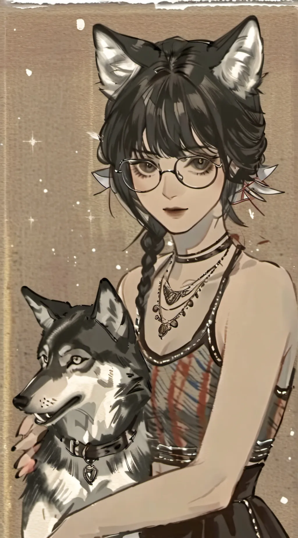 ai character: ♡THEA♡ background