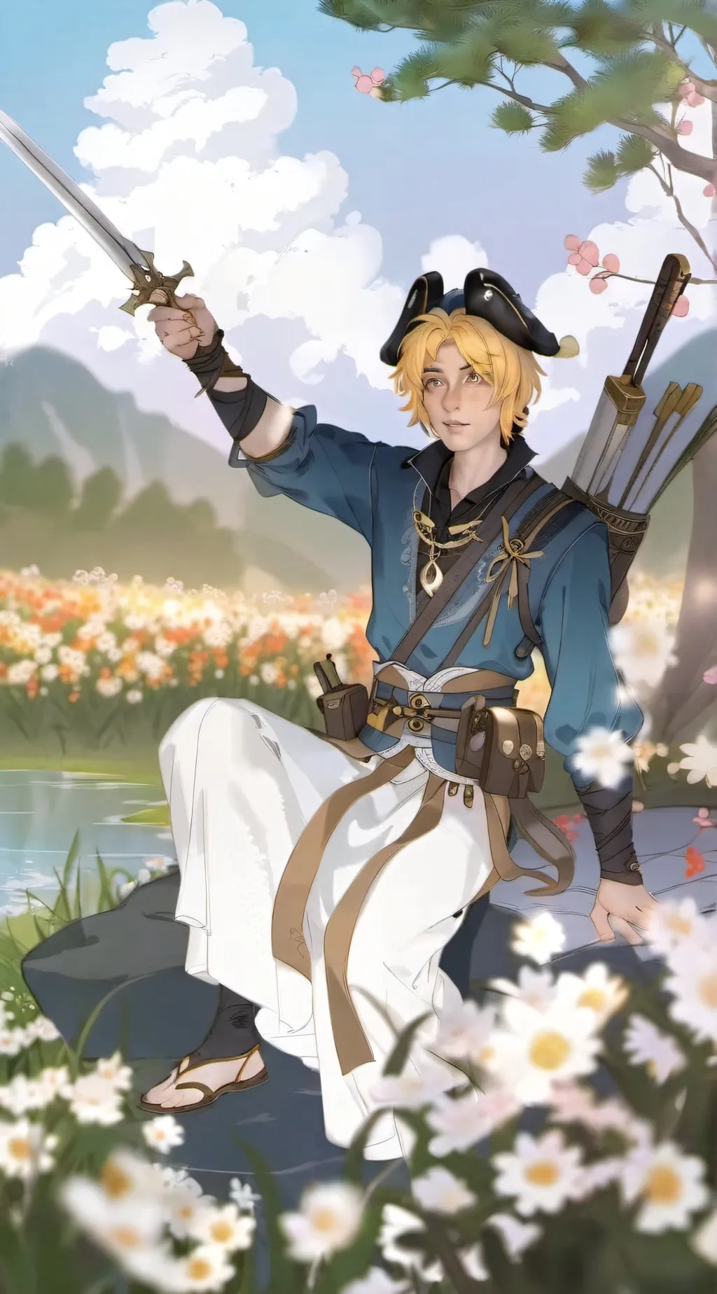 ai character: Denki Kamnari background