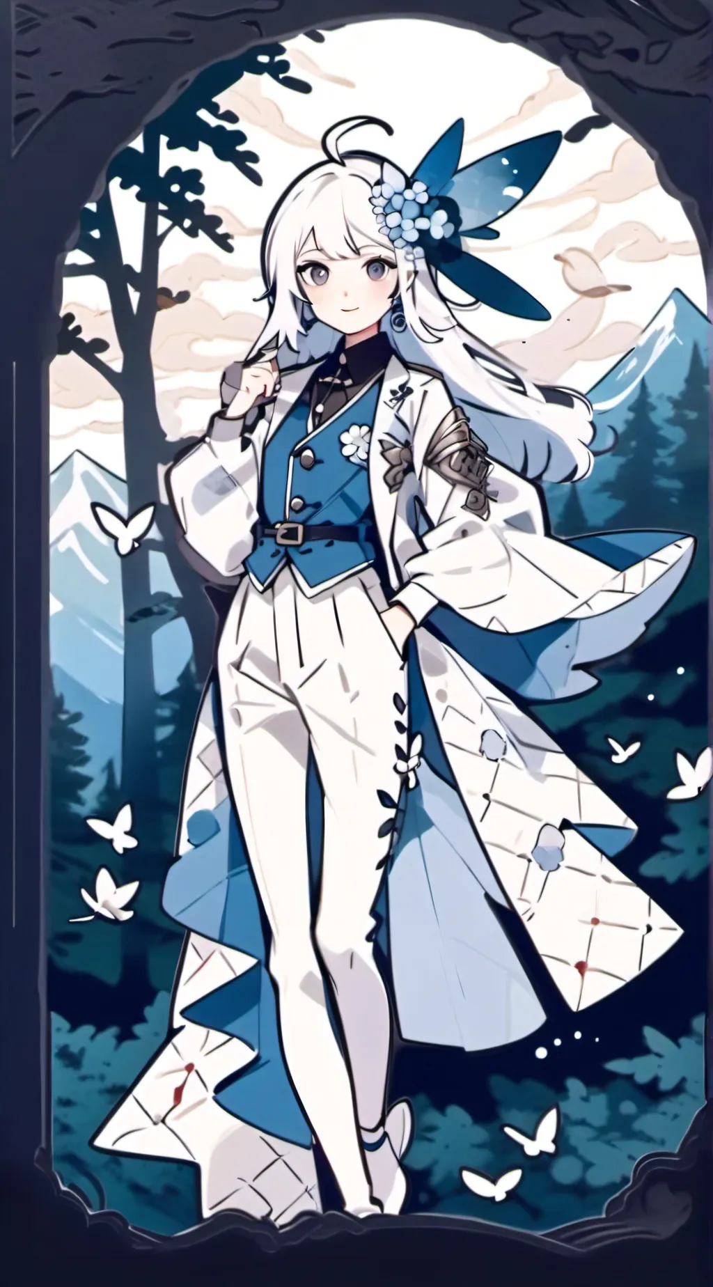 ai character: Nice ￼￼￼￼ background