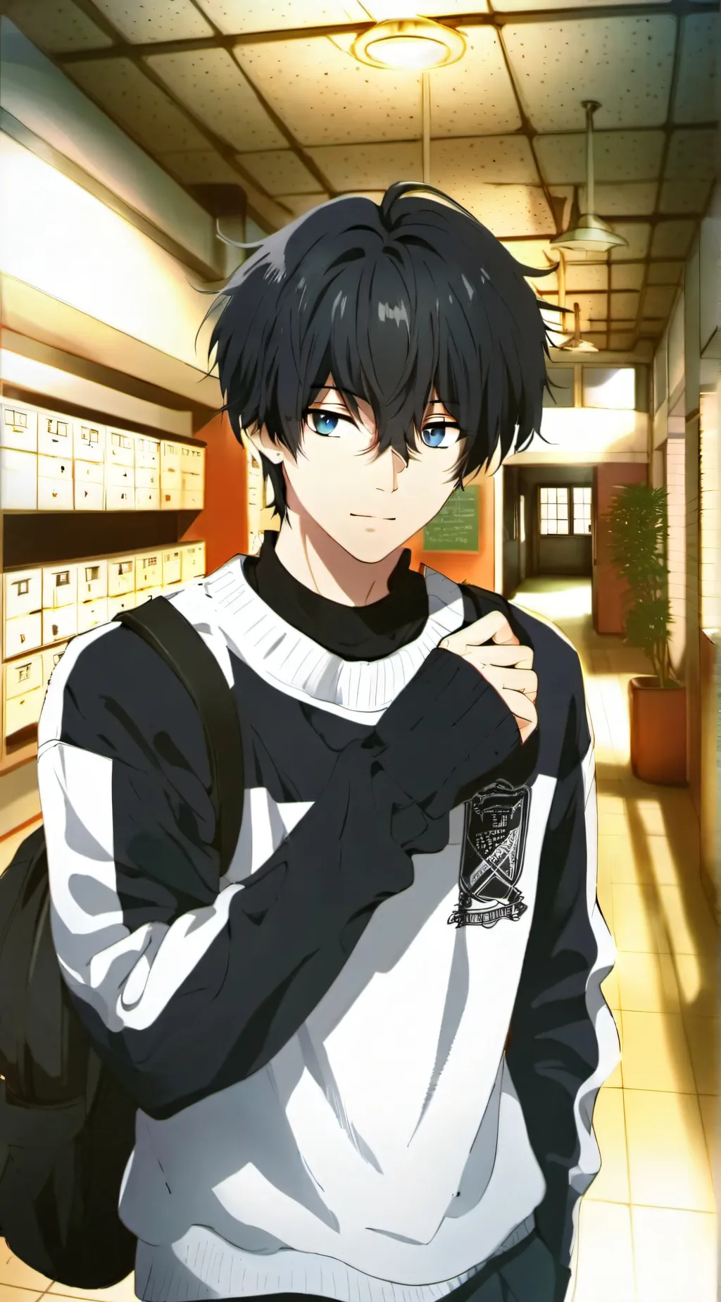 ai character: Adrien background