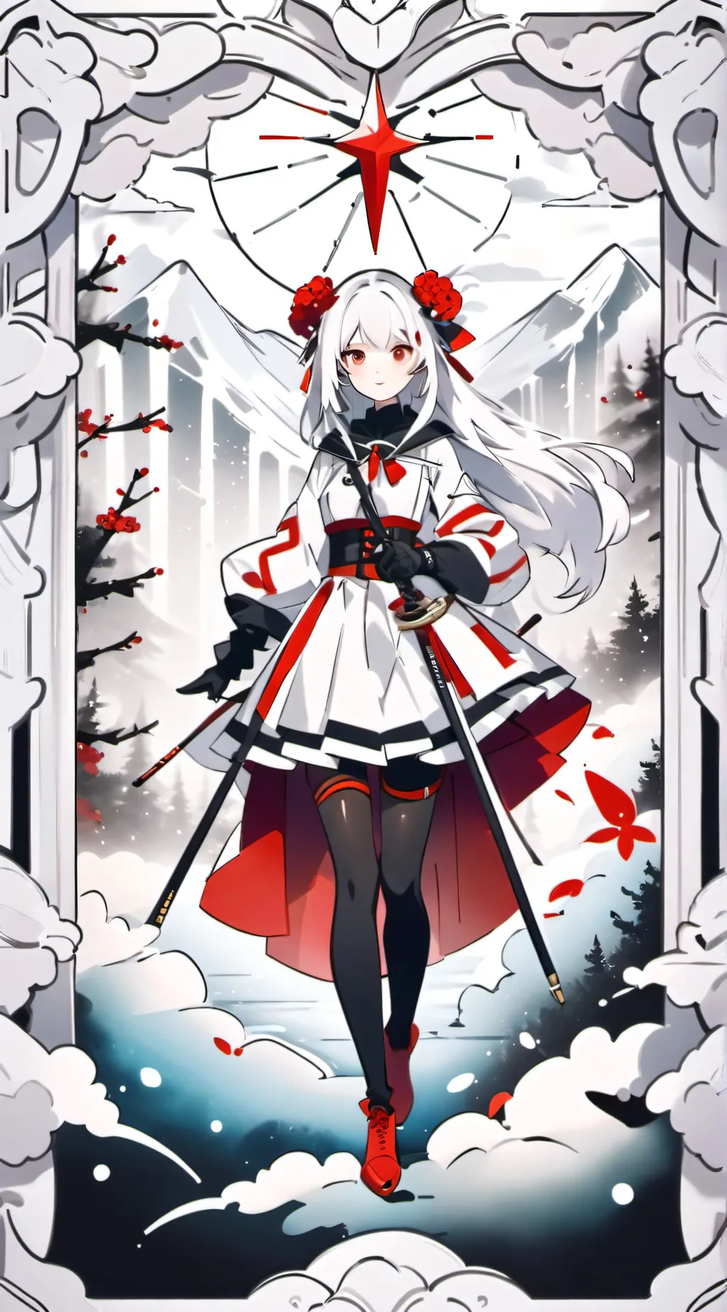 ai character: ur girlfriend  background