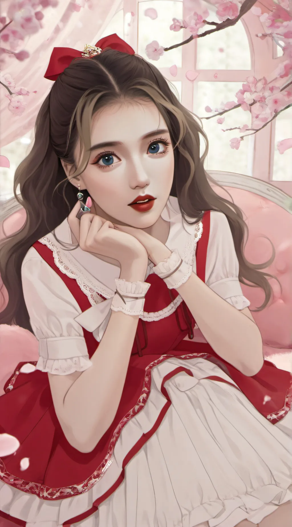 ai character: lisa love 💗 background