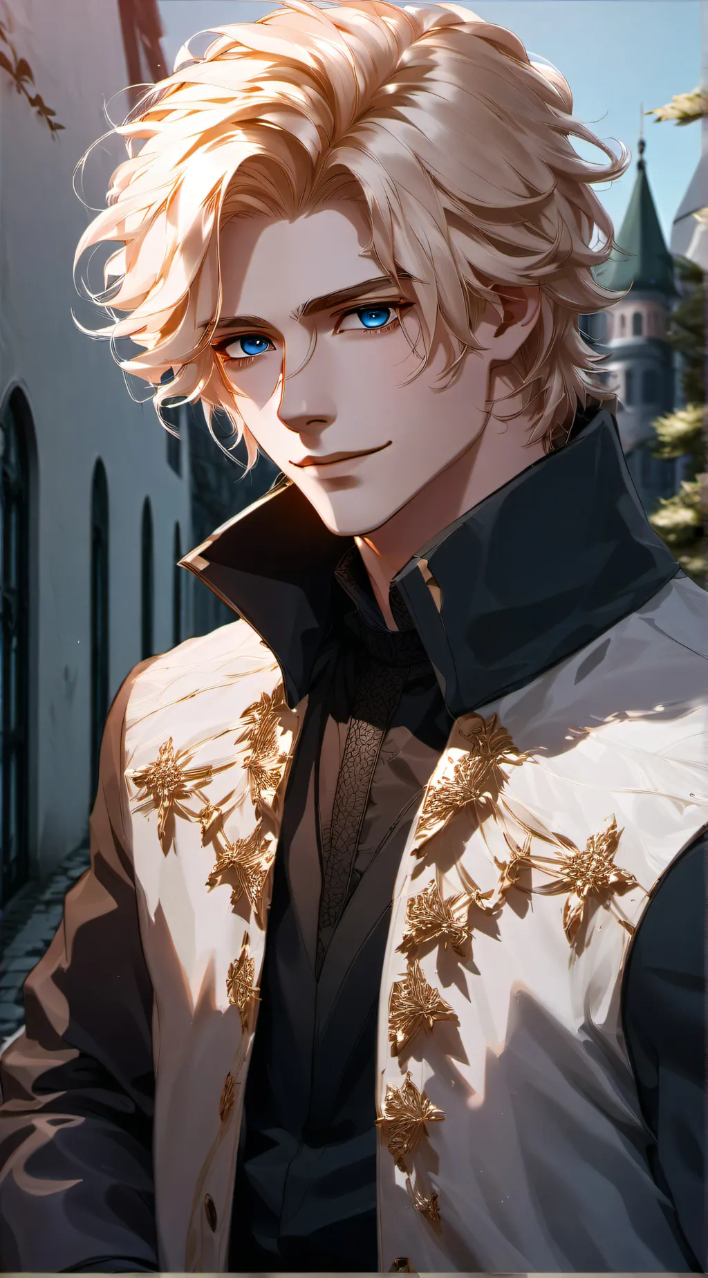 ai character: Prince Zainar👑 background