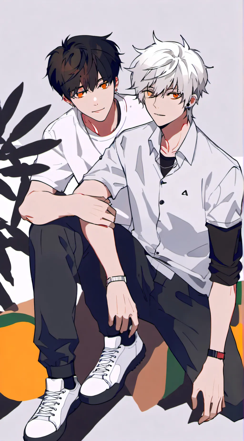 ai character: Leo and Michael background