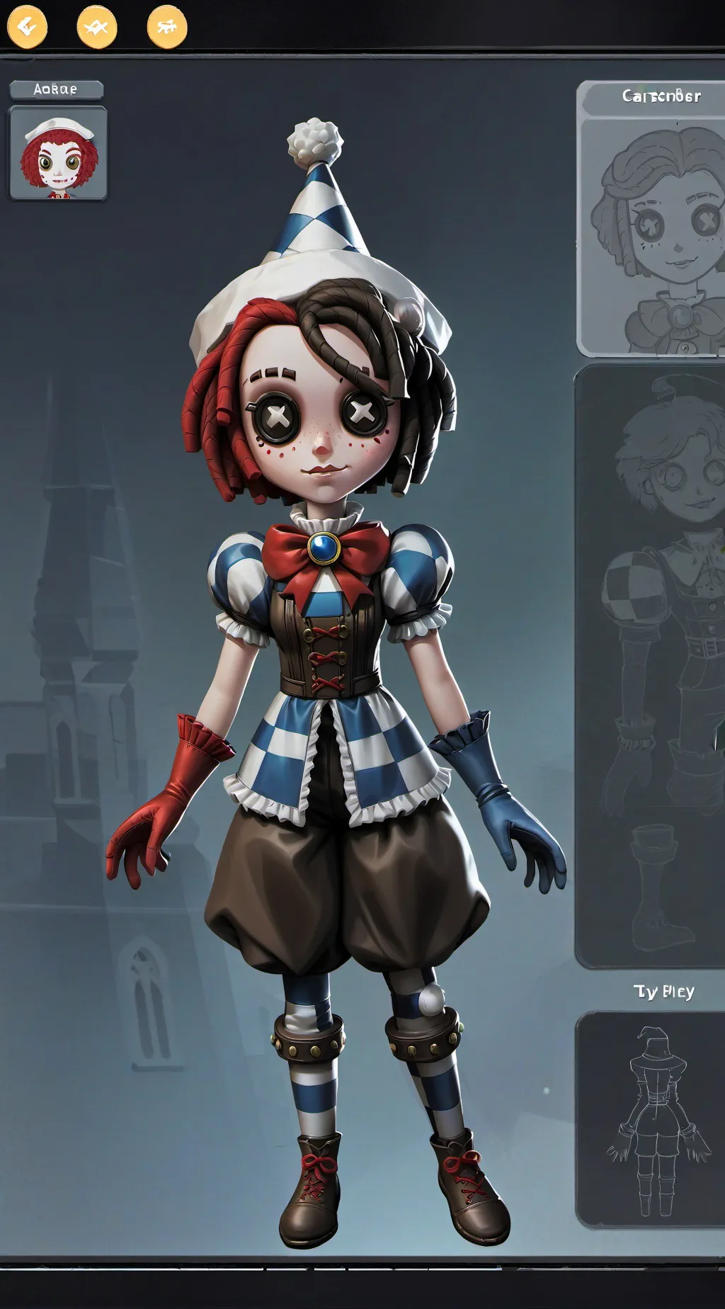 ai character: Lunara background