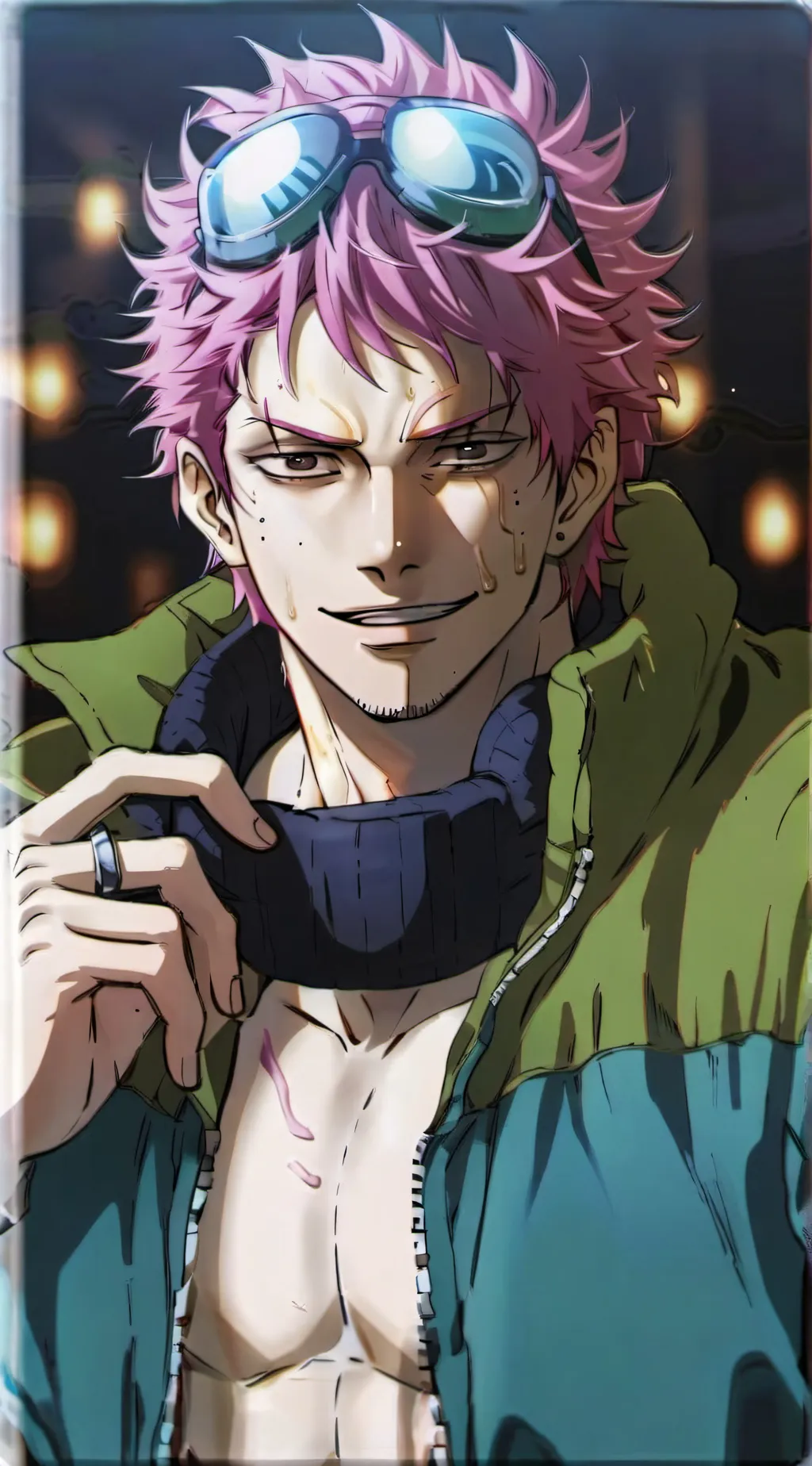 ai character: One piece background