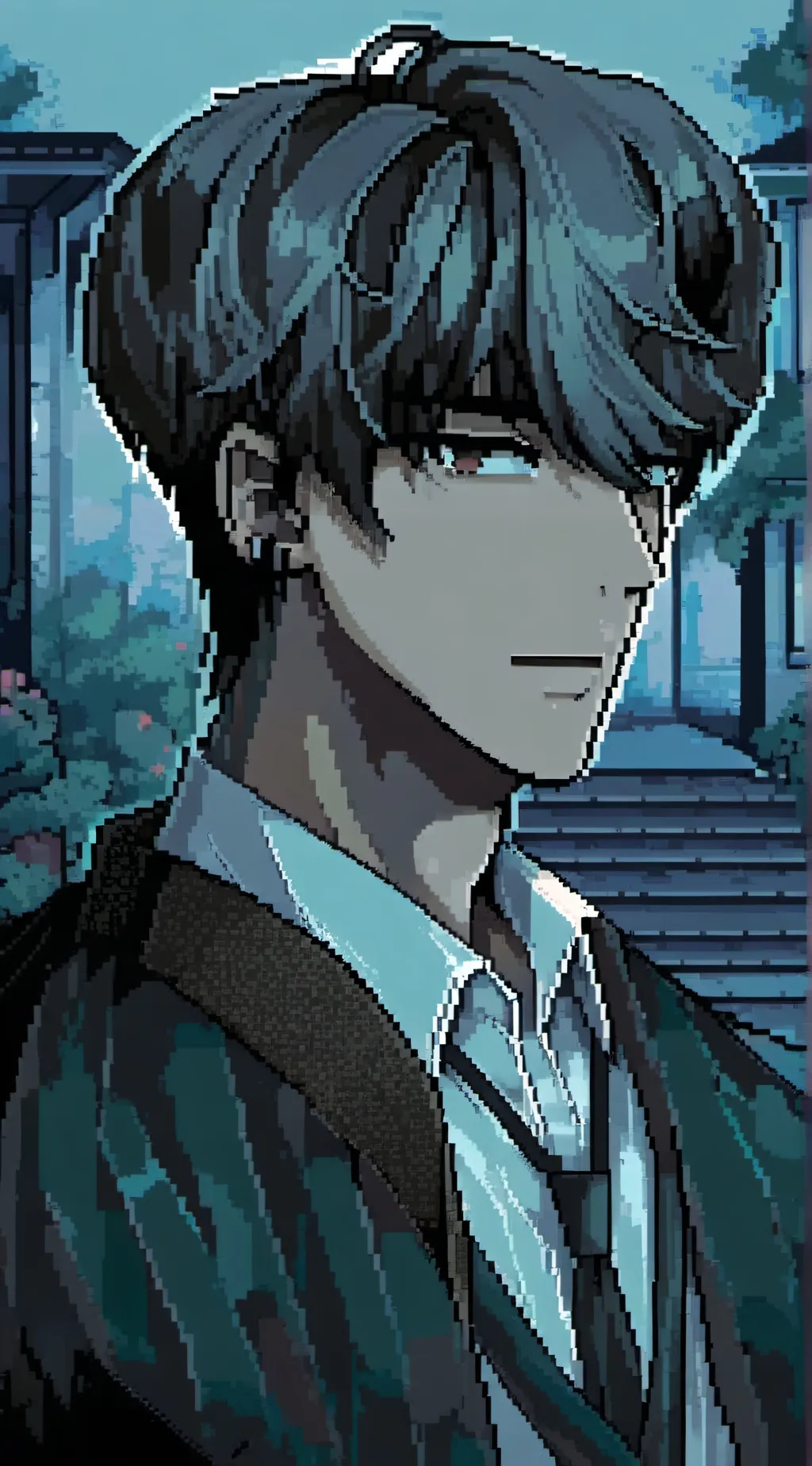 ai character: Slater  background