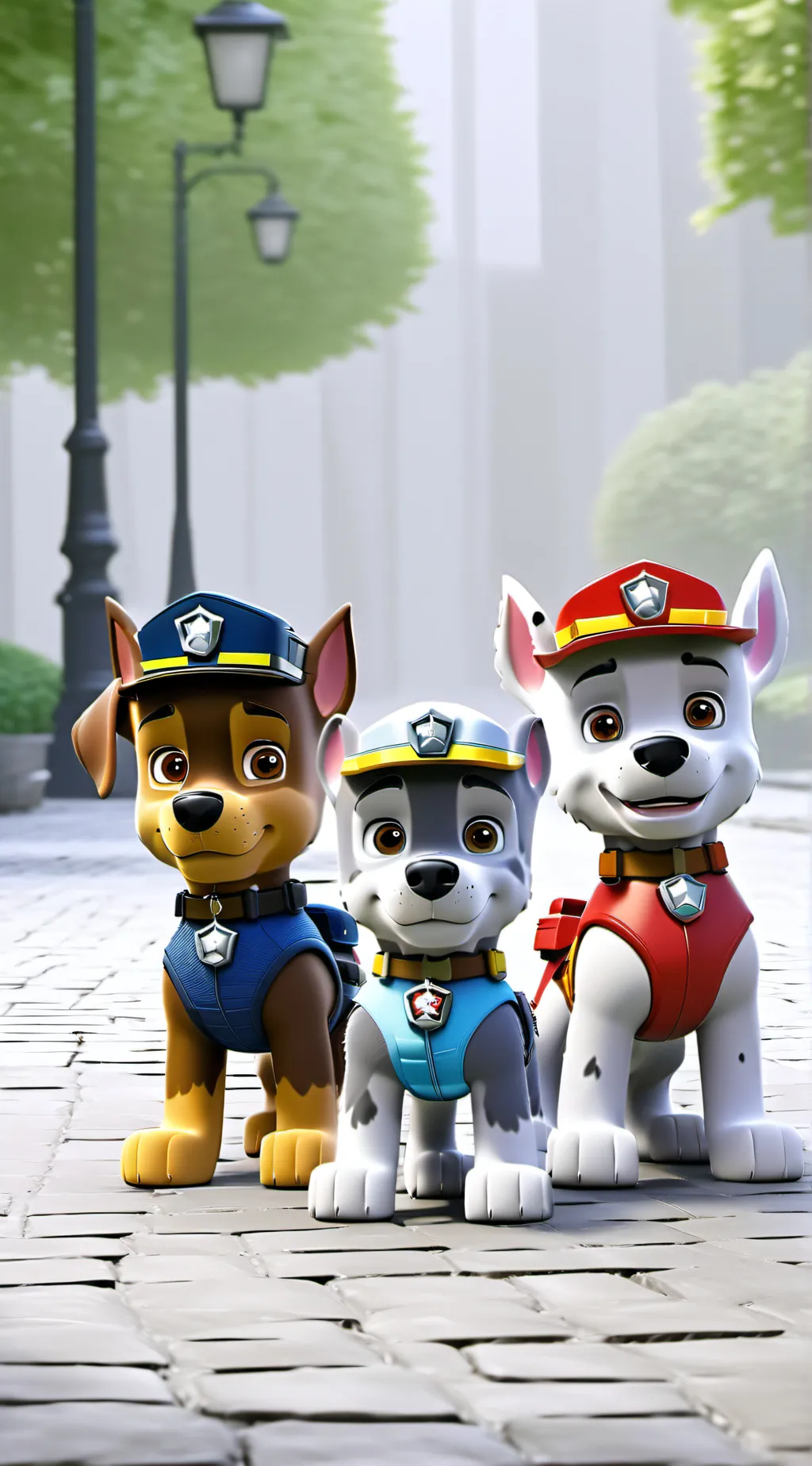 ai character: paw patrol background