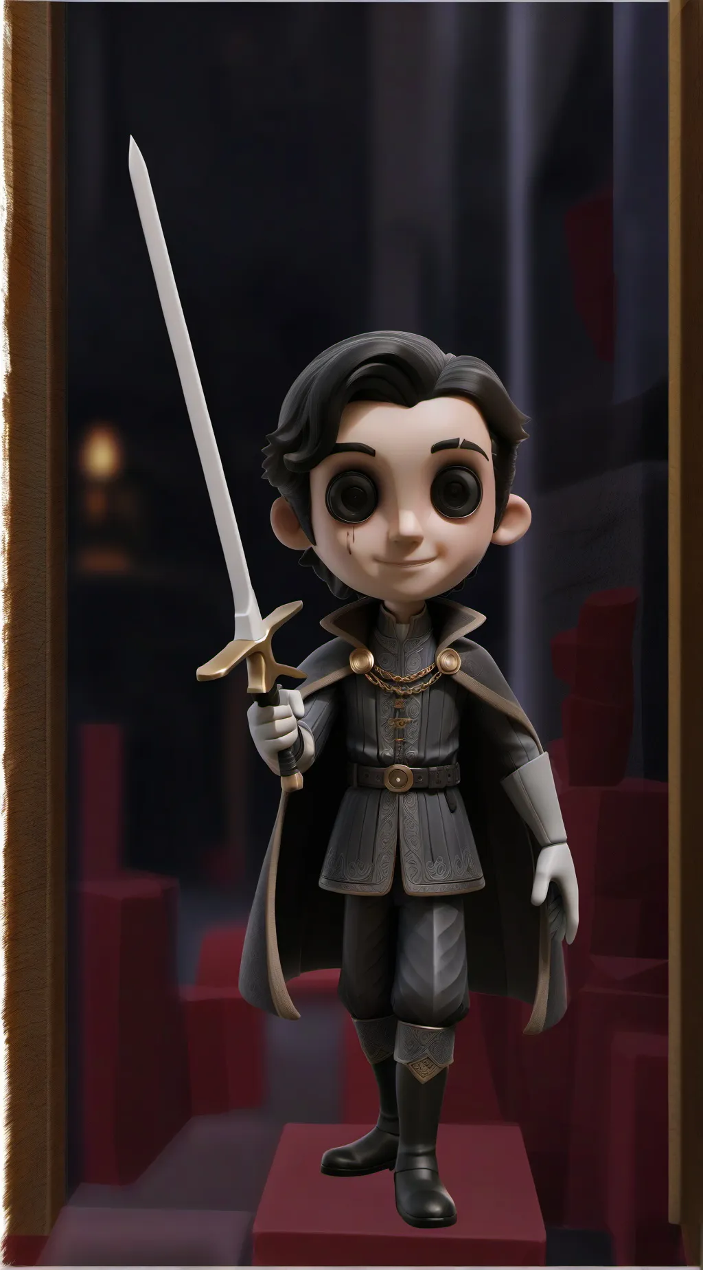 ai character: uzi background