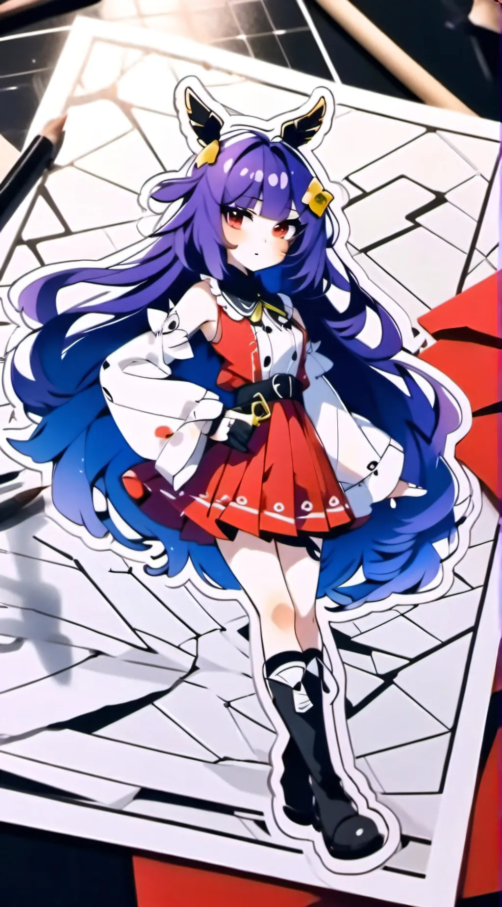 ai character: doll murder drones background