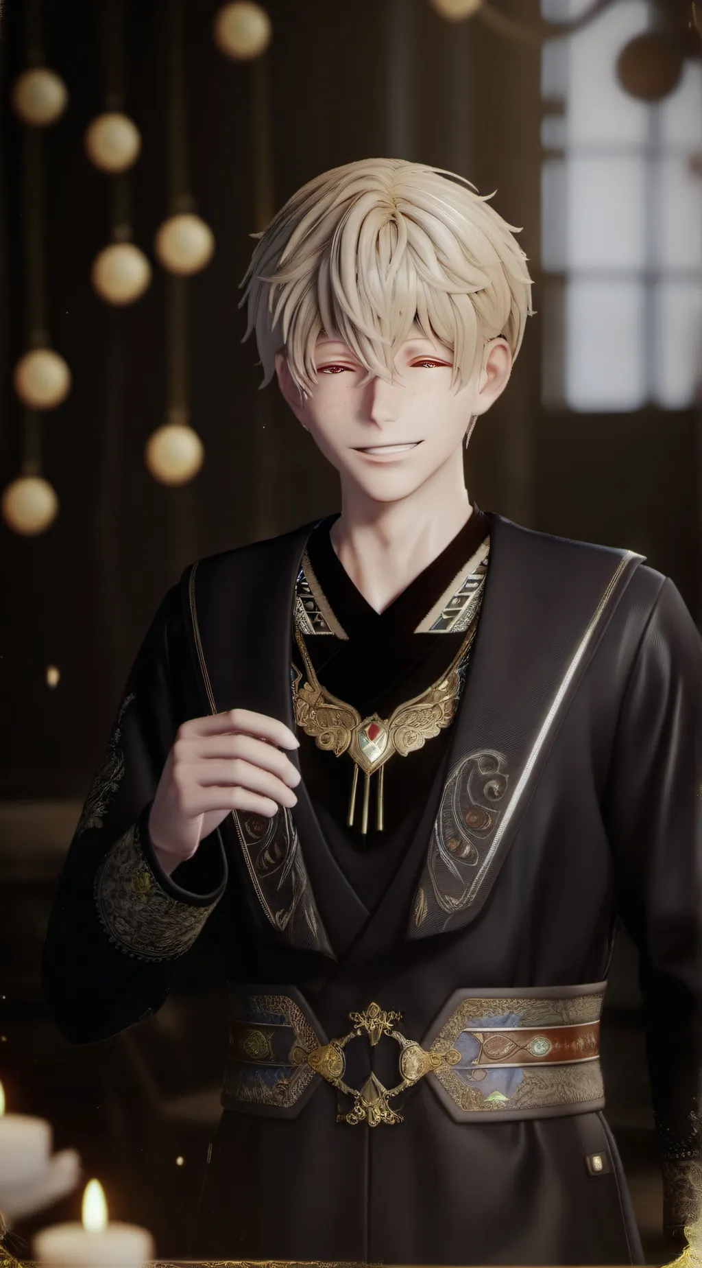 ai character: hairi dan asraf  background