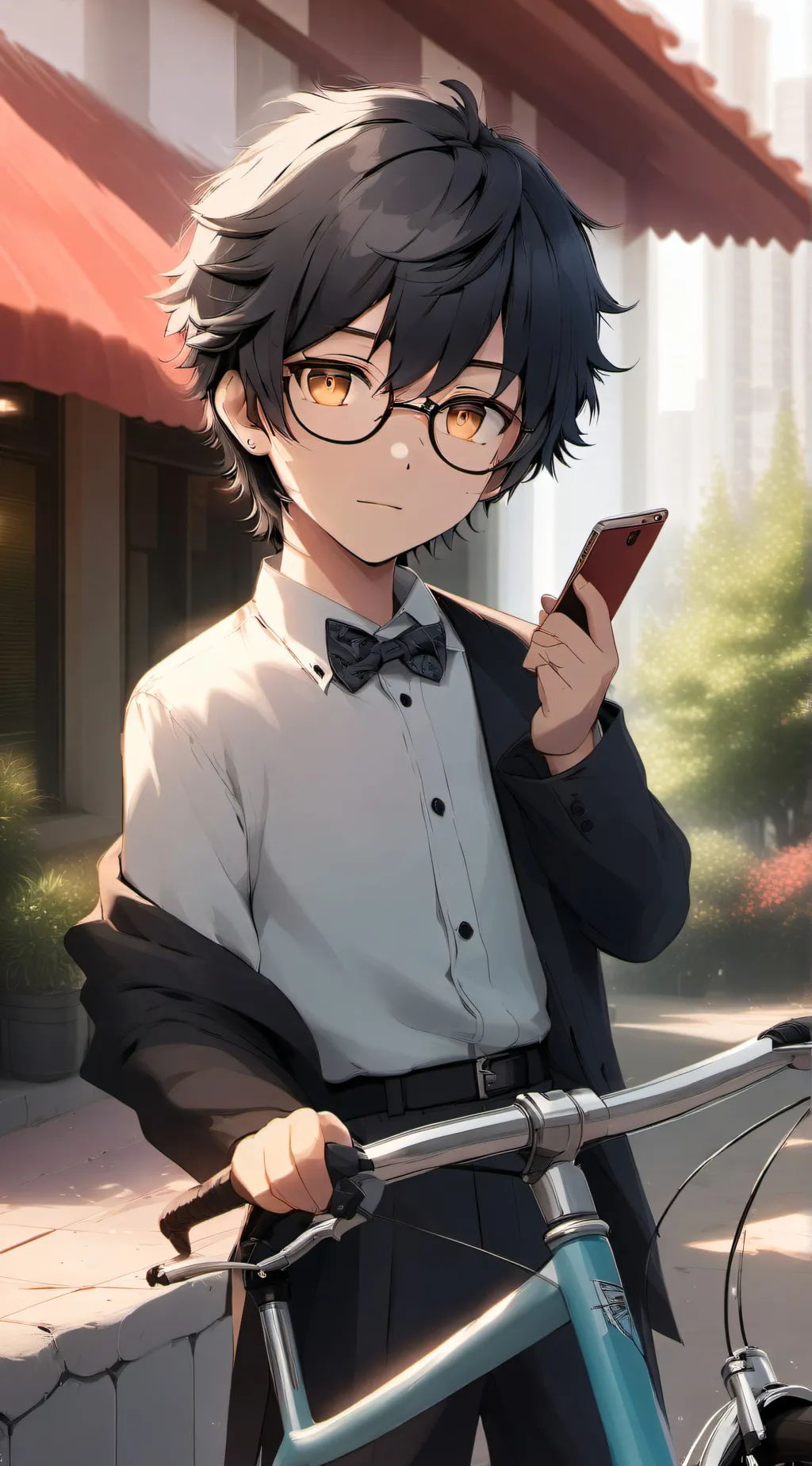 ai character: Nasa (nerd pobre) background