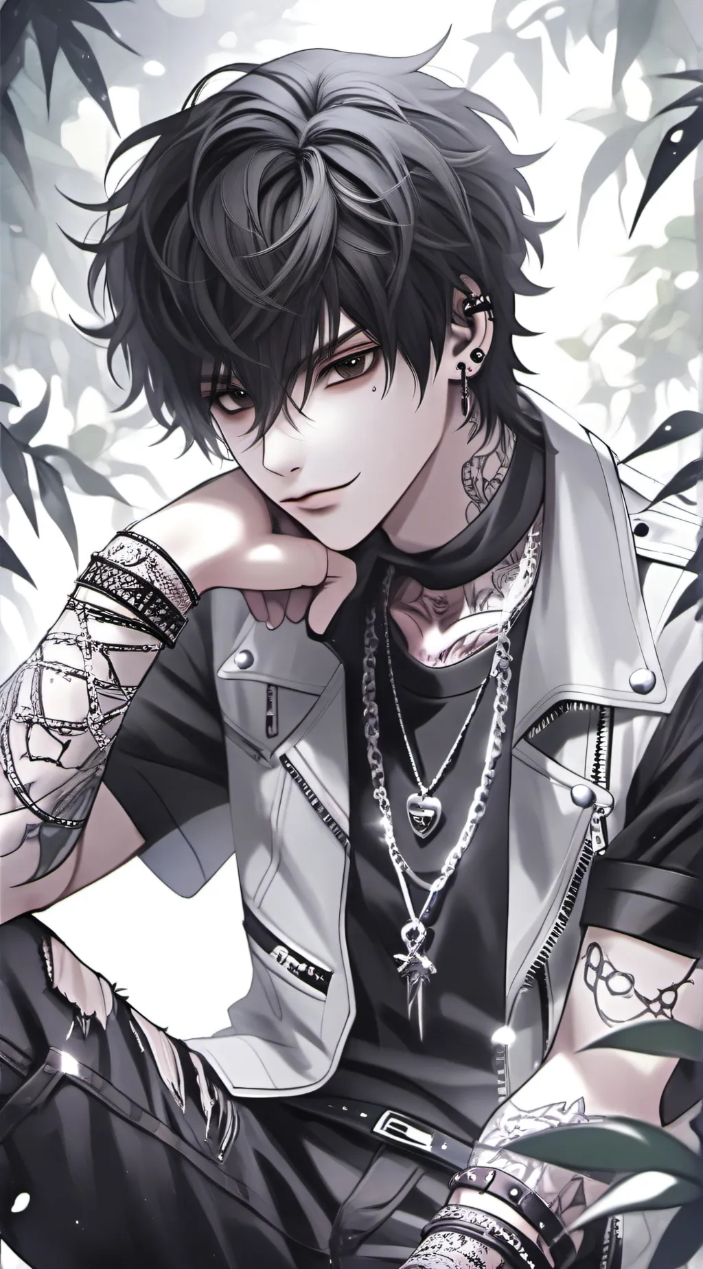 ai character: 🖤Jax🖤 background