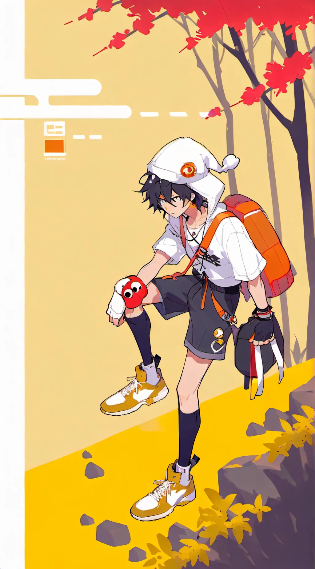 ai character: Dandys  world! background