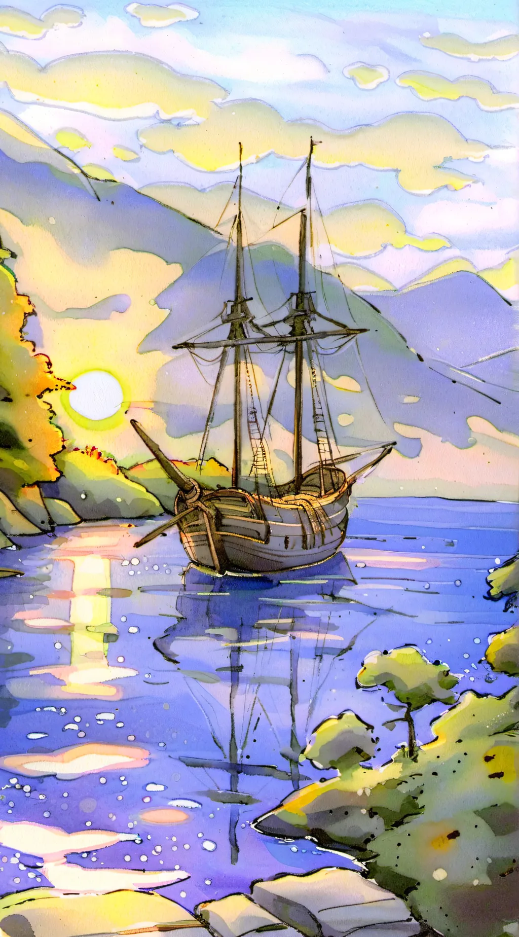 ai character: Callum Mok Pu Hang background