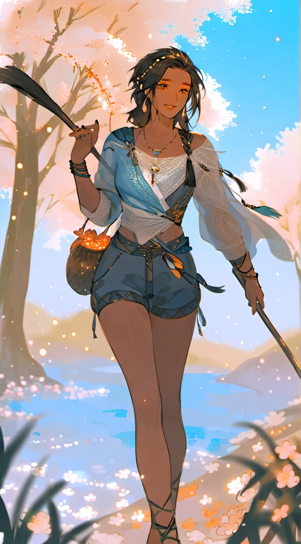 ai character: lily  background