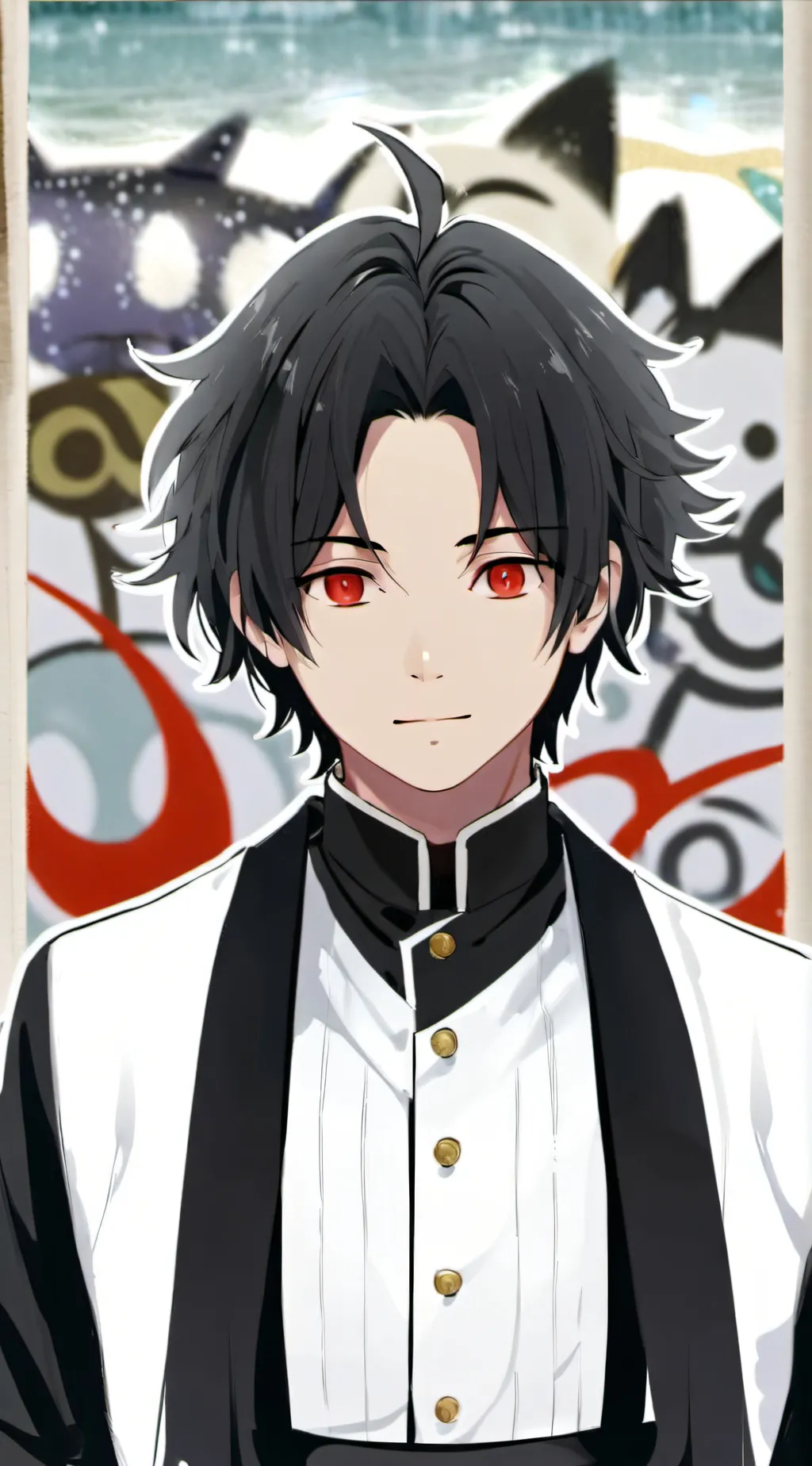 ai character: Demon slayer background