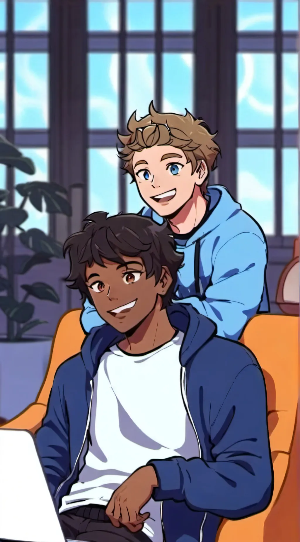 ai character: Lynix,doni,liger background