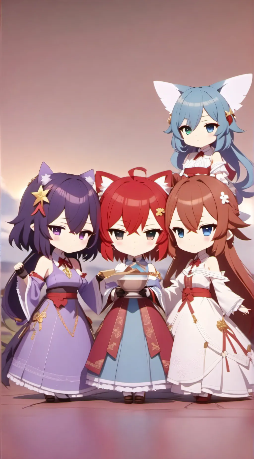 ai character: Eve meets mha background