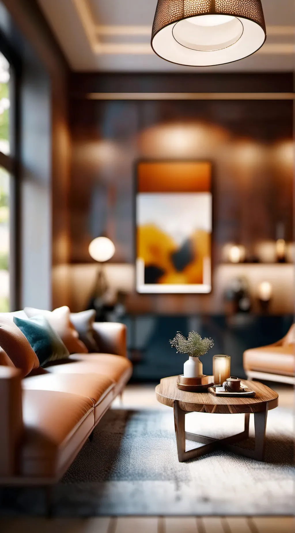 ai character: Elm tree house background