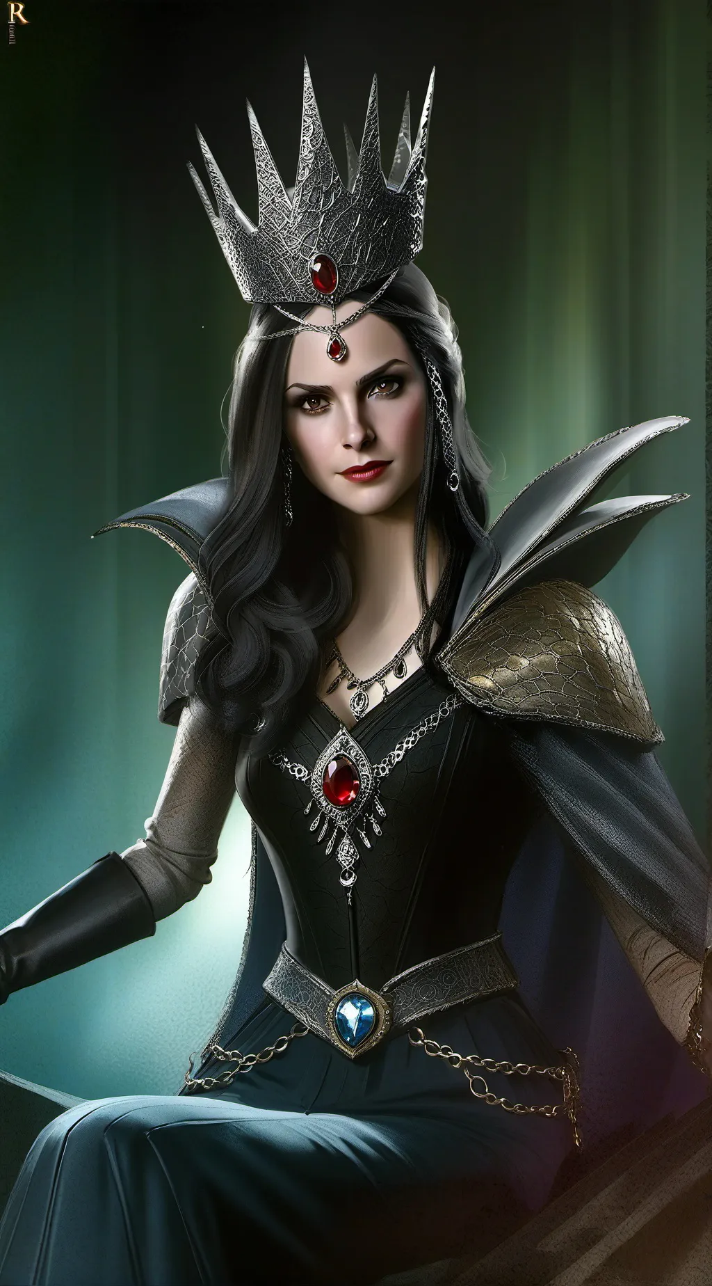 ai character: evil queen background