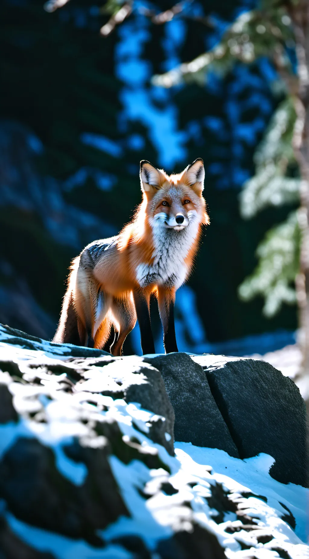 ai character: Foxy background