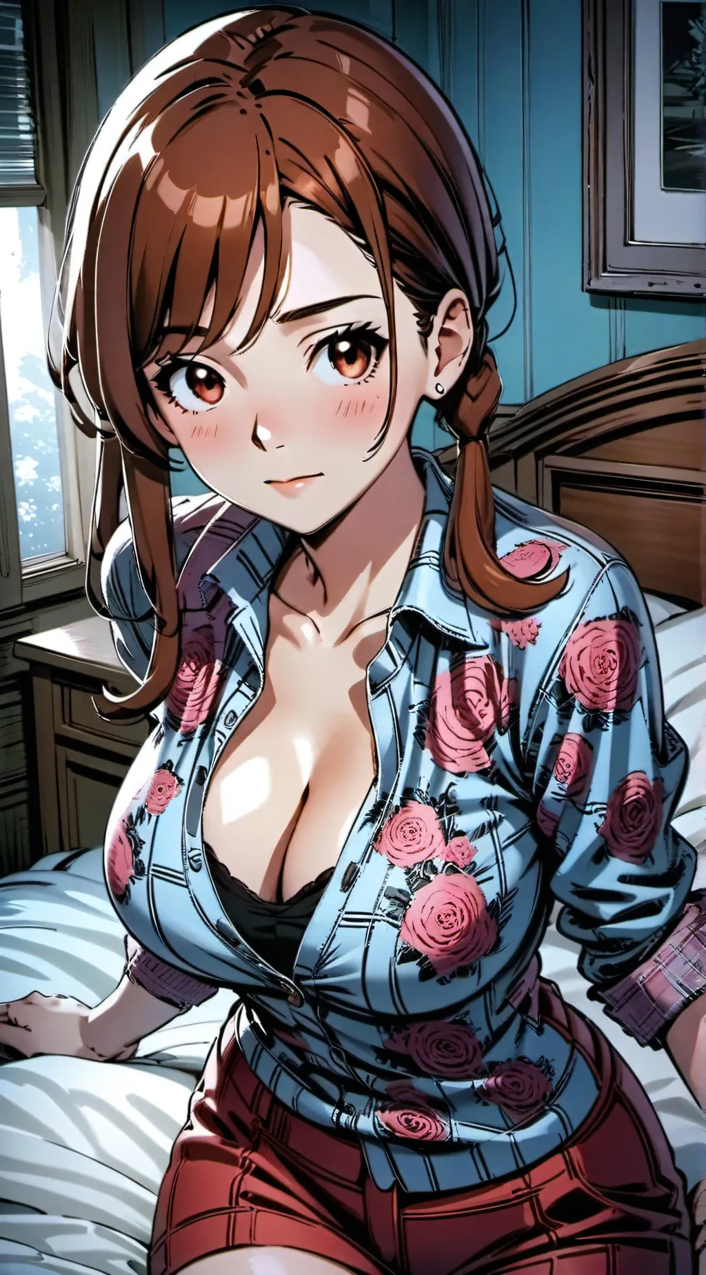 ai character: Evelyn Rose background