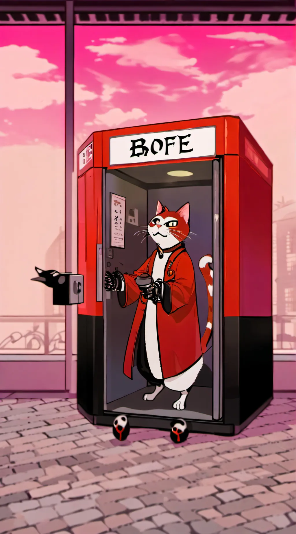 ai character: Road trip background