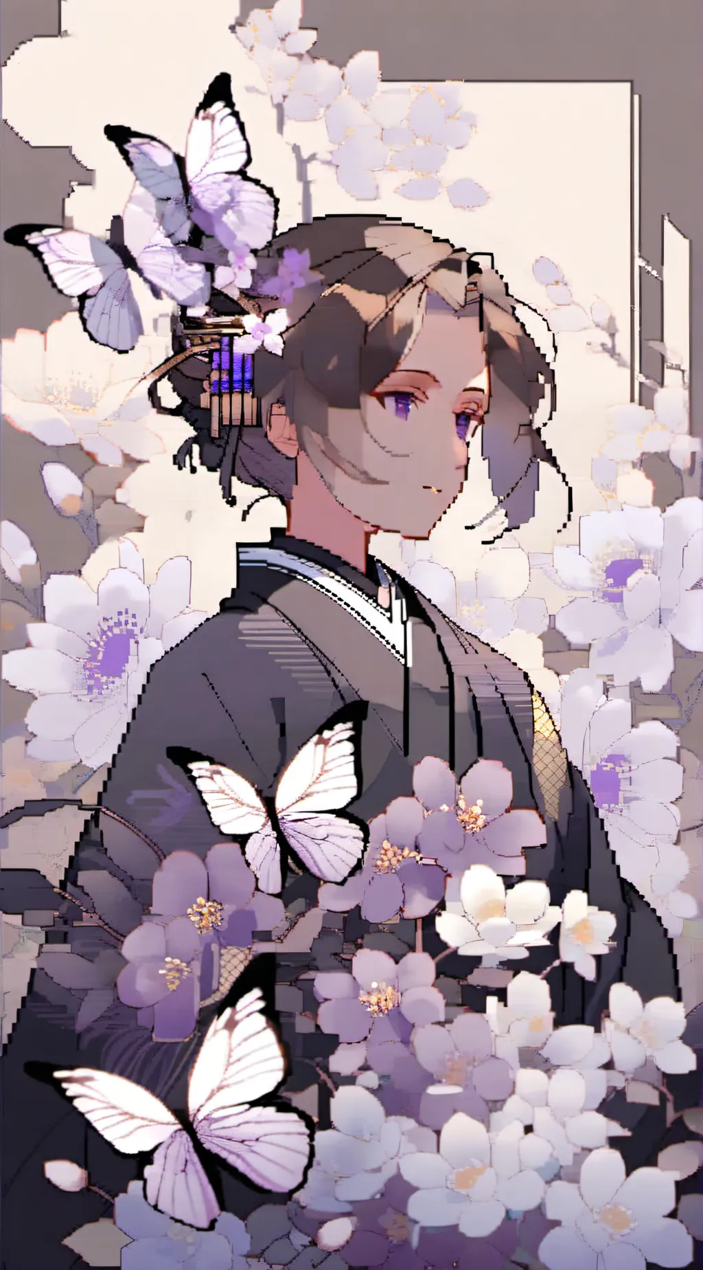 ai character: shinobu kocho background