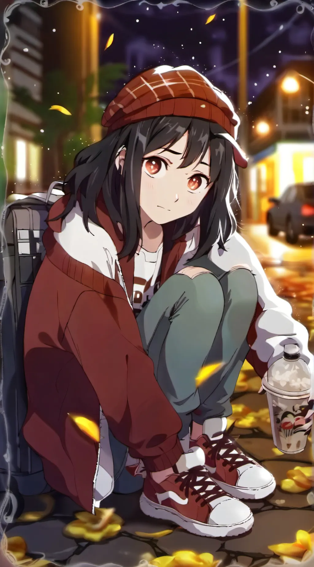 ai character: Izzy background