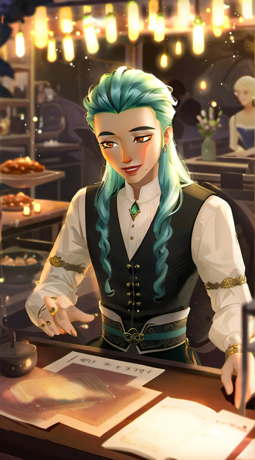 ai character: Girl Stinky background