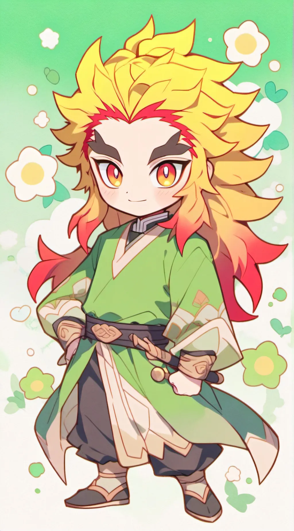 ai character: Rengoku background