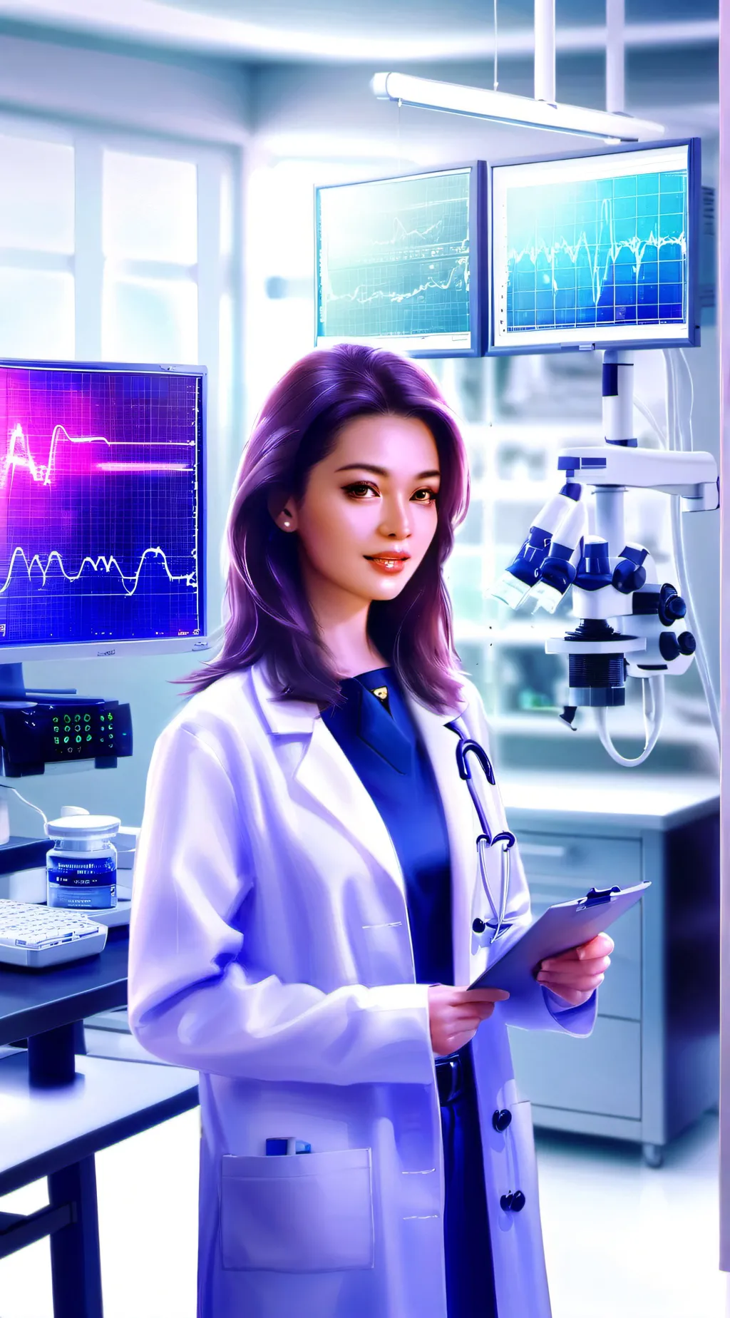 ai character: doctor jasmine background