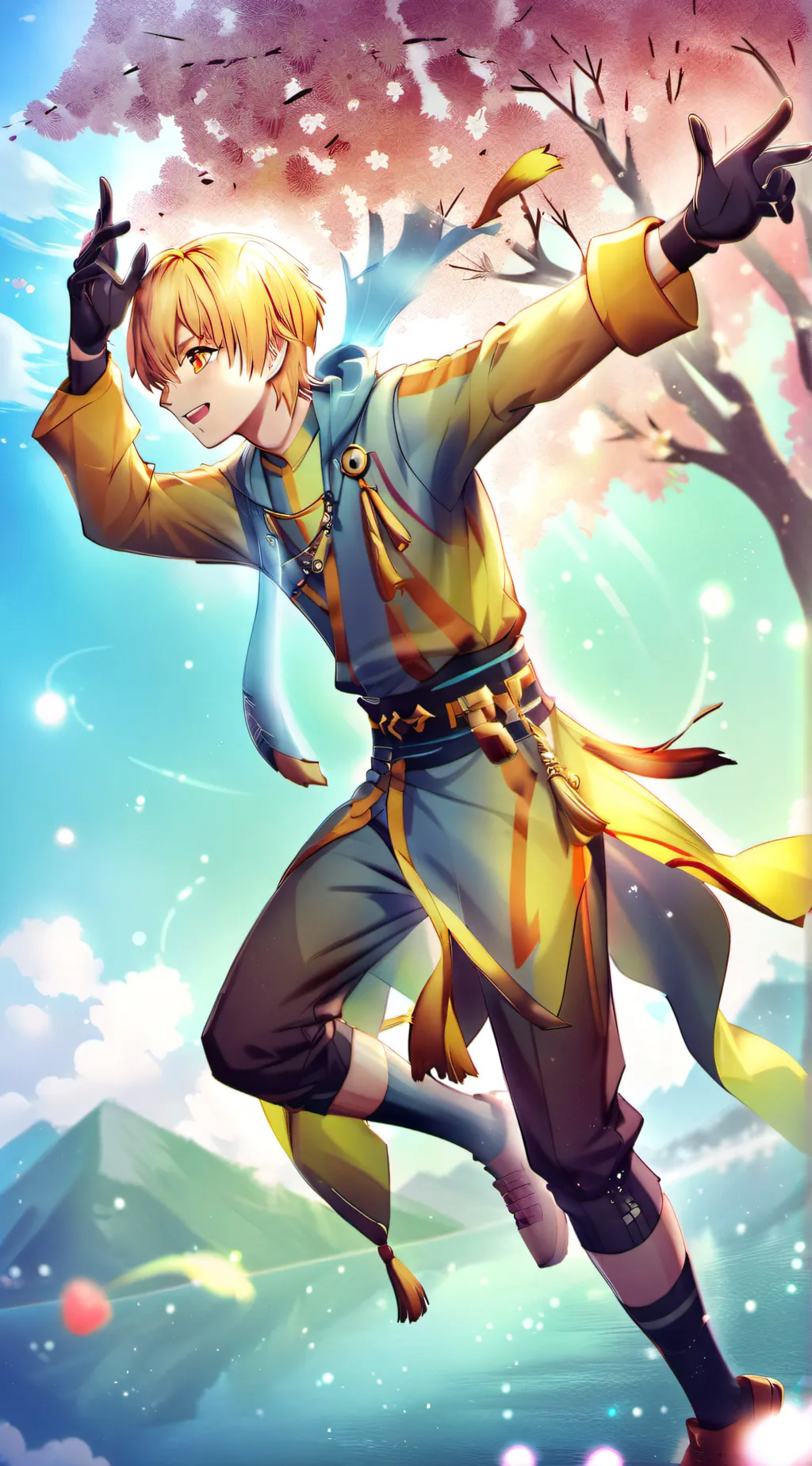 ai character: Zenitsu background